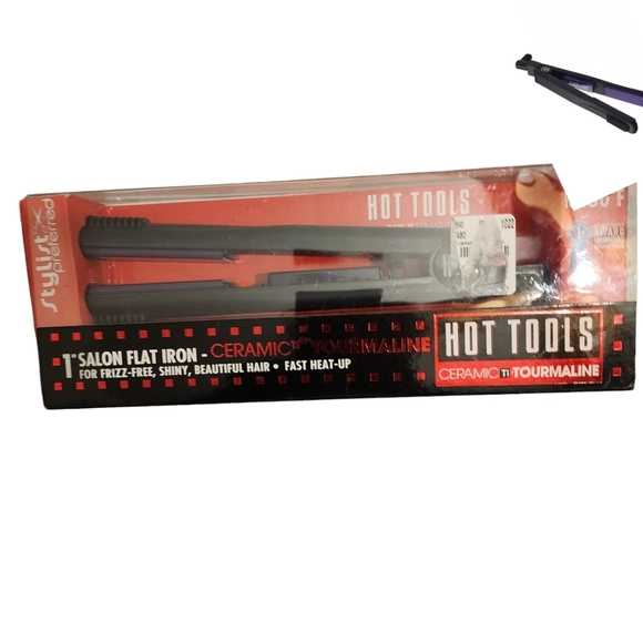 Hot Tools 1" Salon Flat Iron.NIB - Picture 2 of 2